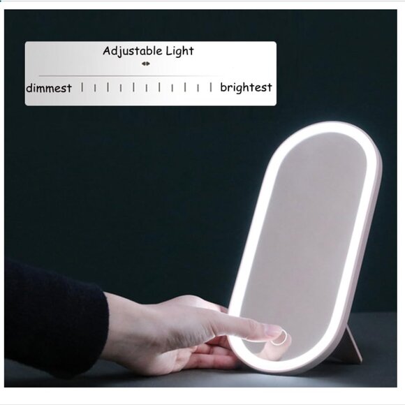 2025 Makeup Case with Mirror, Portable Cosmetics Box with LED Lighted Mirror - Picture 5 of 9